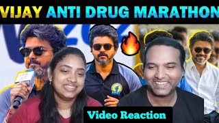 CM Vijay Anti Drug Marathon Troll Video Reaction🔥😝🤣🔥 | Today Trending | Tamil Couple Reaction