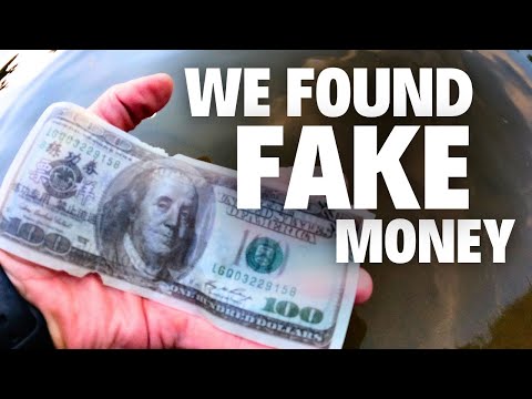 Found Counterfeit Money Scuba Diving Hot Springs