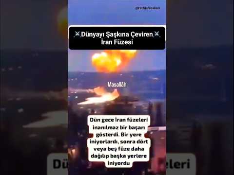 İranın Bu Füzesini Görmüşmüydünüz? Harika Birşey👏Dünya Roket Harbine İsmini Yazdırdı Hamanei..😇