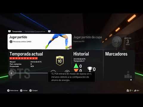 Jugando FIFA