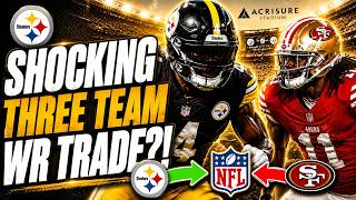 STEELERS COULD IMMEDIATELY RESHAPE THEIR RECEIVING ROOM BY TRADING DK METCALF FOR WR FROM THE 49ERS
