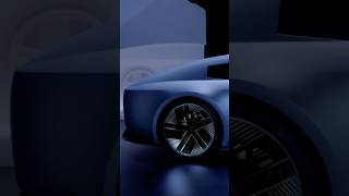 Type 00 in London Blue. Exhibited at Miami Art Week. Type 00 is a non-production vehicle.