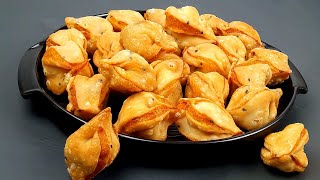 বিকালের নাস্তার জন্য আলুর ফ্লাওয়ার সমুচা রেসিপি | Evening Aloo Snacks Mini Flower Samosa