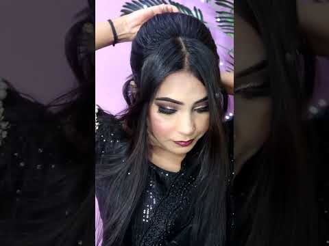Omg😱 Easy wedding hairstyle #shorts #youtubeshorts #youtube #ytshorts #viral #youtubeindia