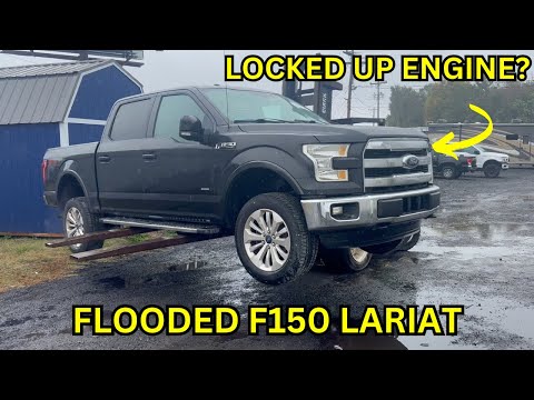 Flooded Ford F150 Lariat With No Key Super Risky Buy Will It Start?