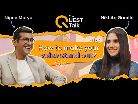 From Dentistry to AR Rahman to Raabta: Nikhita Gandhi on Struggles & Stardom | The Quest Talk: EP 08