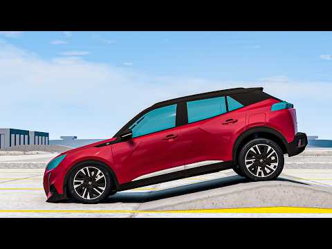 BeamNG Drive Update 0.36 Suspension Test – Peugeot e 2020 | Stock vs Modified EV Handling
