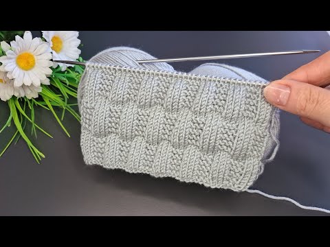 Kolay iki şiş örgü yelek,atkı ve bere model 🧶Eays crochet knitting patterns