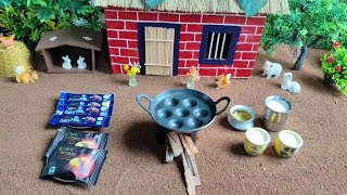 Today, just to entertain you, we will make a miniature dark fantasy pancake 🖤🥞