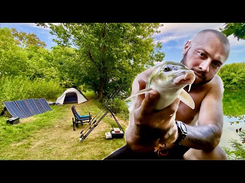 3 Days Camping in FULL COMFORT‼️Feeder Fishing, Catch and Cook