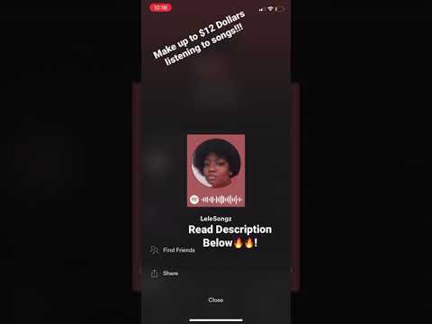 Make Money By Listening To Music! Follow Me On Spotify And