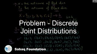 Problem - Discrete Joint Distributions