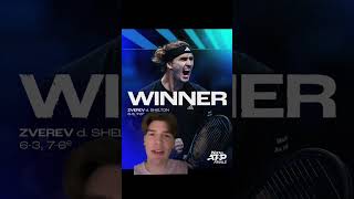 Alexander Zverev startet mit einem zwei Satz Sieg in die ATP Finals 2025!🔥👏 #fyp #viral #tennis