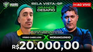 MORANGUINHO X FABIO CABELUDO SAO PAULO - NARRAÇÃO VAGNÃO ARARAQUARA - SINUCA AO VIVO - 22/04/2026