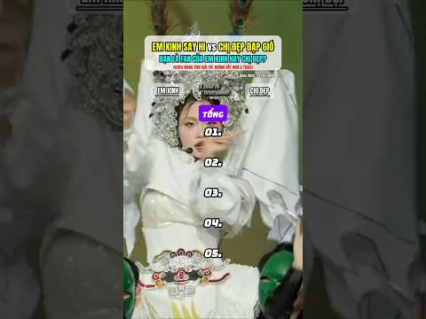 Em Xinh Say Hi vs Chị Đẹp Đạp Gió - Top bài hát có nhiều lượt xem nhất #shorts