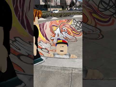Bacon Hair Falls at the Skate Park in Roblox
