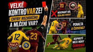 Rozhodčí Dukle ukradli penaltu a gól. Ruka jakou svět neviděl. Teplice - Dukla, Chance liga
