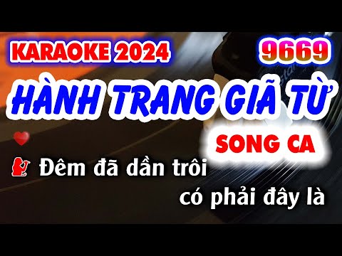 Karaoke HÀNH TRANG GIÃ TỪ song ca Nhạc Sống KLA | Karaoke 9669 Beat Chuẩn Style Korg