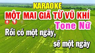 Karaoke Một Mai Giã Từ Vũ Khí Tone Nữ ( Bm ) Nhạc Sống 2026 | Trọng Hiếu Beat