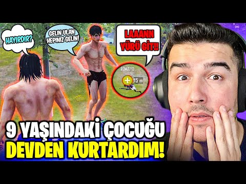 Oto eşleşmede 9 yaşındaki çocuğu devden kurtardım! 😱 | PUBG Mobile