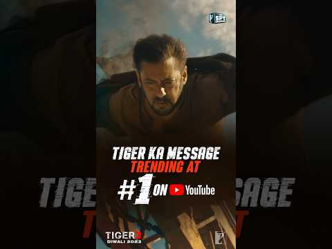 #TigerKaMessage trending on 1️⃣ | #Tiger3 | #SalmanKhan | #KatrinaKaif |#YRFSpyUniverse