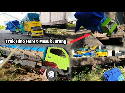 Truk Hino herex Bermuatan masuk jurang😭