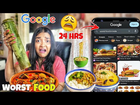 Vlog - Eating India's WORST Rated Food on GOOGLE - Panta Bhaat, Upma More - Toughest FOOD CHALLENGE