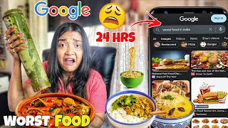 Vlog - Eating India's WORST Rated Food on GOOGLE - Panta Bhaat, Upma More - Toughest FOOD CHALLENGE