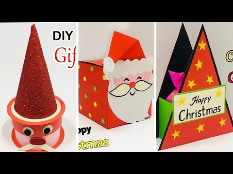 3 Christmas Gift Box Ideas | DIy Christmas Gift Box | Christmas Gift Ideas | DIY Paper Craft