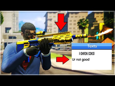 The Strickler Rifle Is The BEST Rifle For Trolling on GTA Online!!