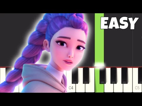 KPop Demon Hunters - Free - EASY Piano Tutorial