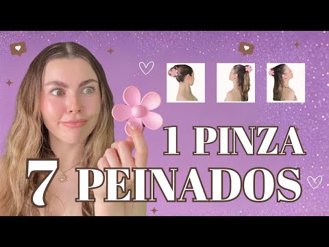 7 PEINADOS con PINZA para verte INCREÍBLE EN SEGUNDOS✨