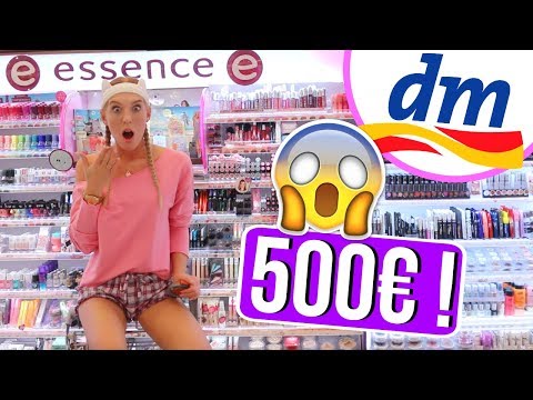 Ich darf ALLEINE NACHTS für 500€ bei DM shoppen! 😱😍 IHR bestimmt LIVE + GEWINNT ALLES! 😍