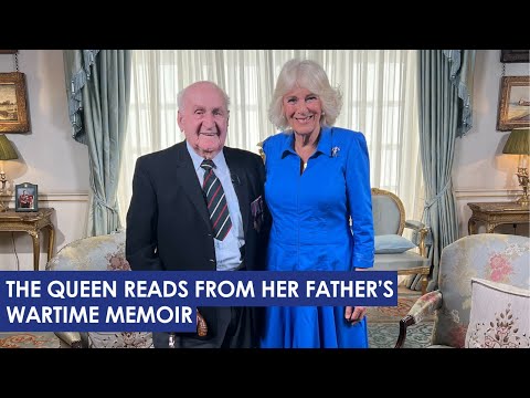 The Queen reads from her father's wartime memoir