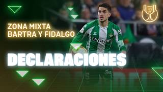 Zona Mixta de Bartra y Fidalgo tras el #RealBetisElche 🗣🎙 | Real BETIS Balompié