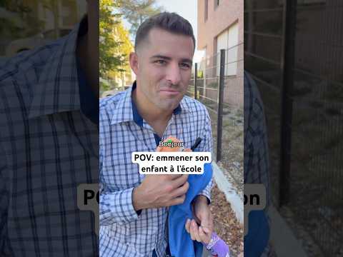 POV: emmener son enfant à l’école #humour #pourtoi #grève #parents
