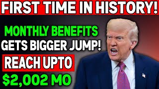 First Time in History: Social Security Sees Major Increase – Monthly Benefits Reach Up to $2,002