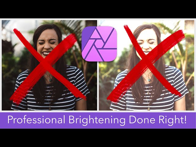How to Professionally Brighten Photos in Affinity Photo for iPad