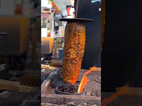 The Most Popular Unique Spicy Roasted Corn in Taiwan #shorts