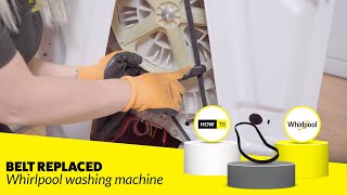 Washing Machine Belt Damaged? - Change Whirlpool Washer Belt YOURSELF!