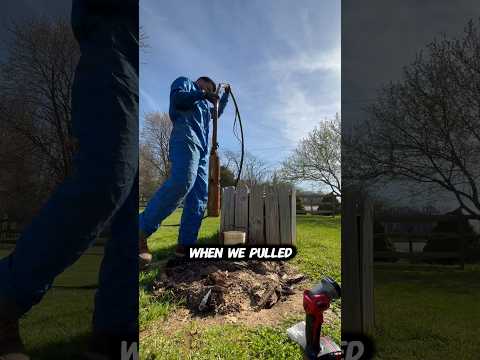 So that’s why they had low water pressure! #plumbing #satisfying #plumber #bluecollar