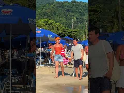 🇧🇷 Walking in Maresias Beach, São Paulo, Brazil #shorts  #beach #playa #strand #plage