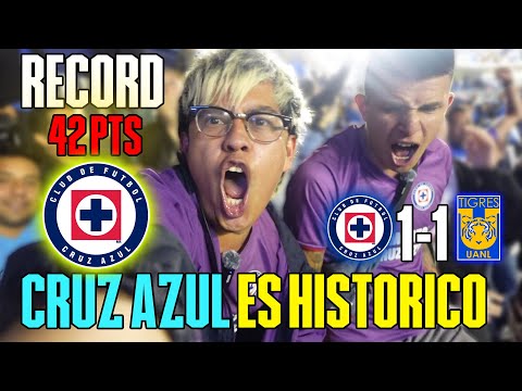 ¡NUEVO RECORD! Reacciones CRUZ AZUL 1-1 TIGRES Jornada 17 DESDE EL Estadio AZUL