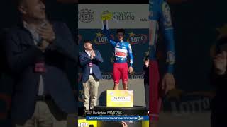 POLAK NAJAKTYWNIEJSZYM KOLARZEM TOUR DE POLOGNE! RADOSŁAW FRĄTCZAK W NIEBIESKIEJ KOSZULCE! #SHORTS