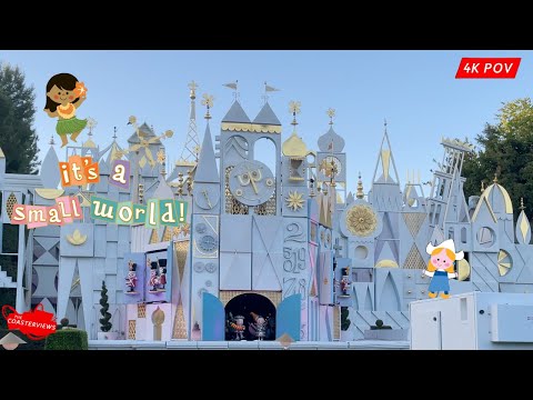 It's A Small World Full Complete Experience [4K-60] POV Disneyland