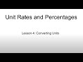 Unit Rates and Measurement Conversions