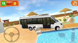 Camper VAN Drive to Resort #9 - Small Family Bass Simulator - Android Gameplay