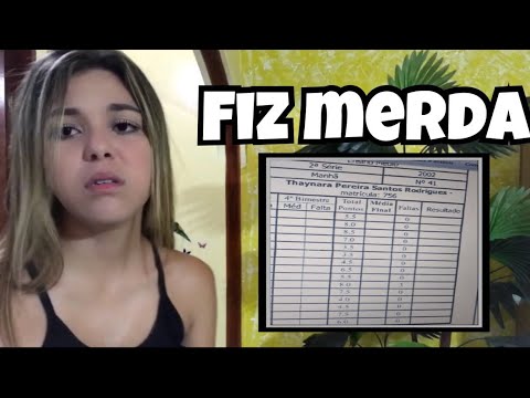 FALSIFIQUEI MEU BOLETIM DA ESCOLA PRA MINHA MÃE