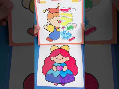 Mẹo Tô Màu Nửa Hình Đẹp Như Họa Sĩ | Dễ Cho Người Mới"* #review #diy #handmade #thửthách #videoshort