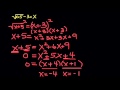Solving Square Root Equations